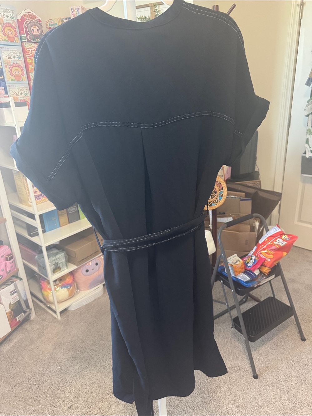 New Black MNG Dress shirt dress - Picture 7 of 7
